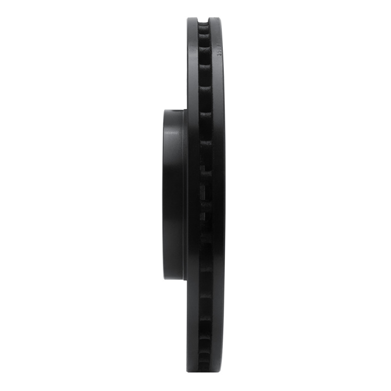 Mercedes-Benz R350 Brake Rotor (1) - Front Right - R1 Concepts - Drilled & Slotted - Black - `06-`12